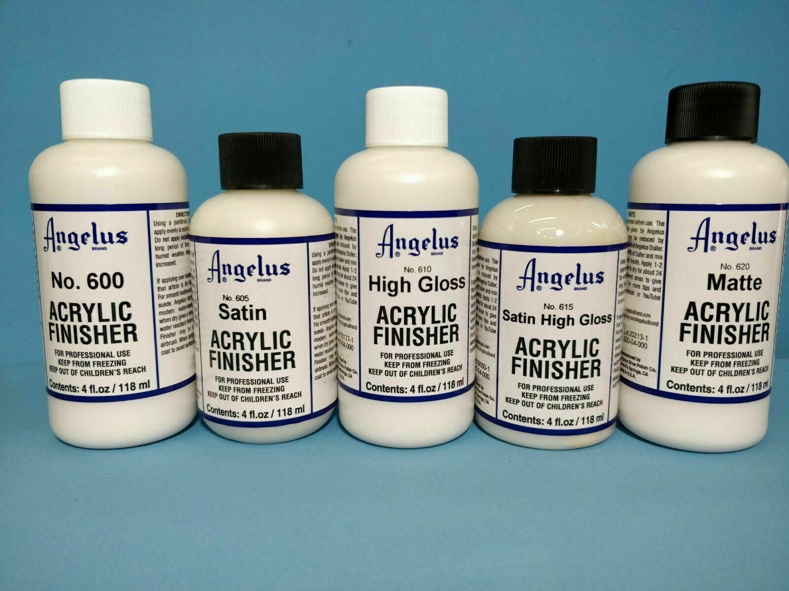 Angelus Acrylic Finisher - 4 oz Pick One