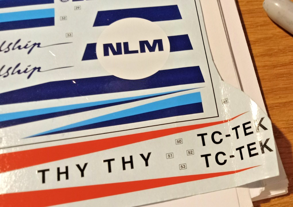 Airline Decals scale unknown package # 01 decals only Read Desc!!! Look close