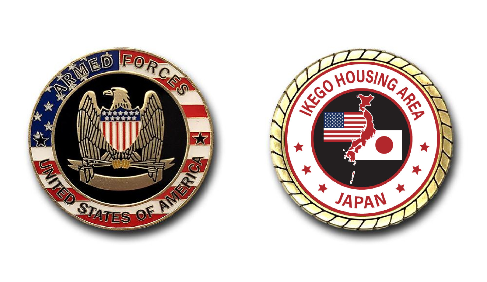 Ikego Housing Area Japan Duty Station Challenge Coin