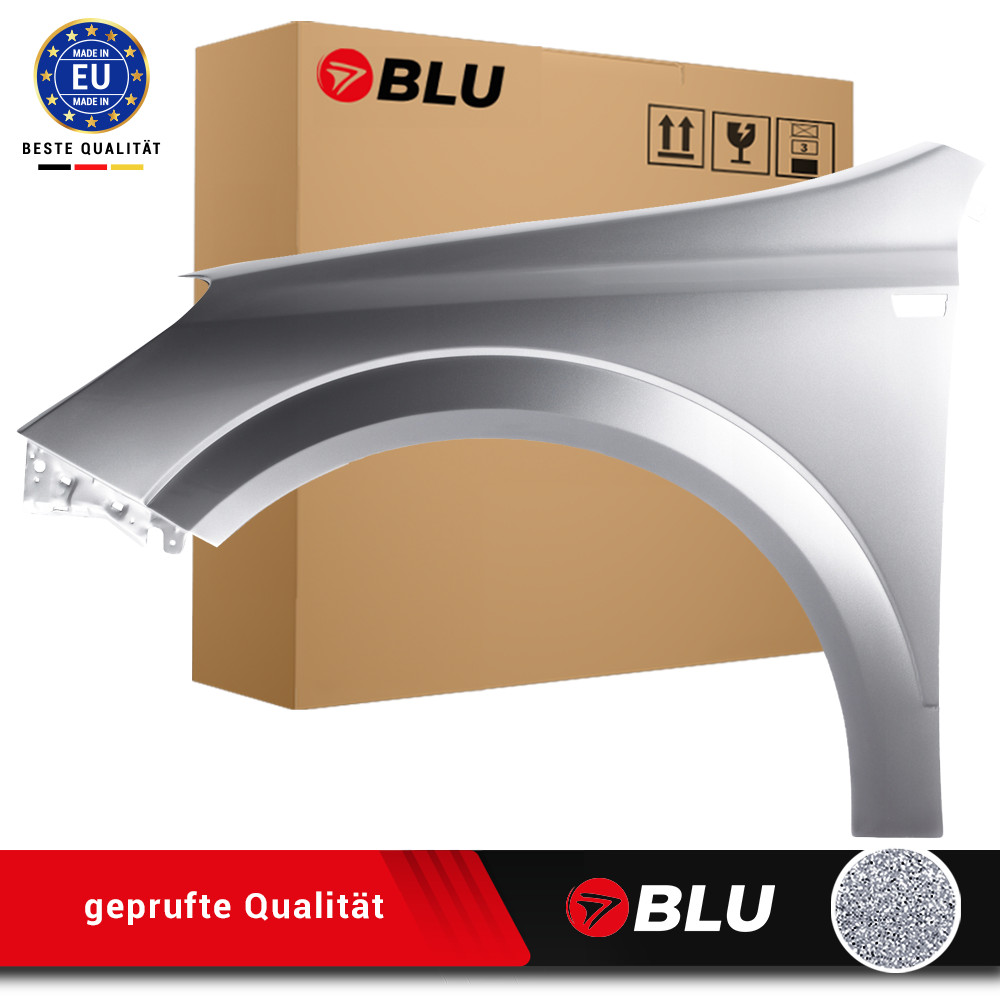 Fender For Opel Astra H 3 III Z157 2AU Left Silver 2004-2014 Front Painted