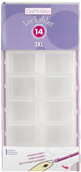 CraftMates® Lockables 3XL 14 Compartments Bead Crafts Jewelry Organizer 90378