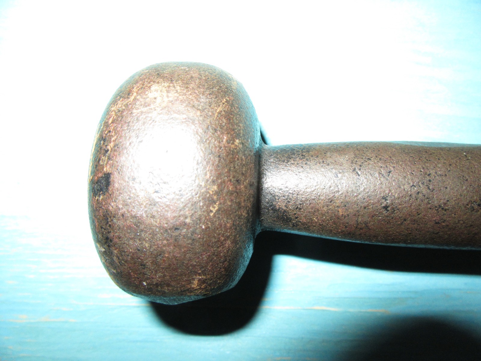 Vintage YORK 4 Pound Bun Dumbbell Single