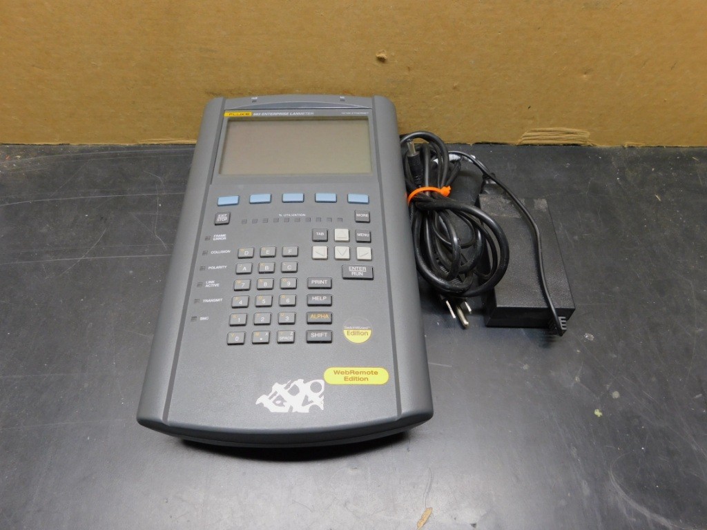 FLUKE 683 Enterprise LANMeter w/ AC Adapter