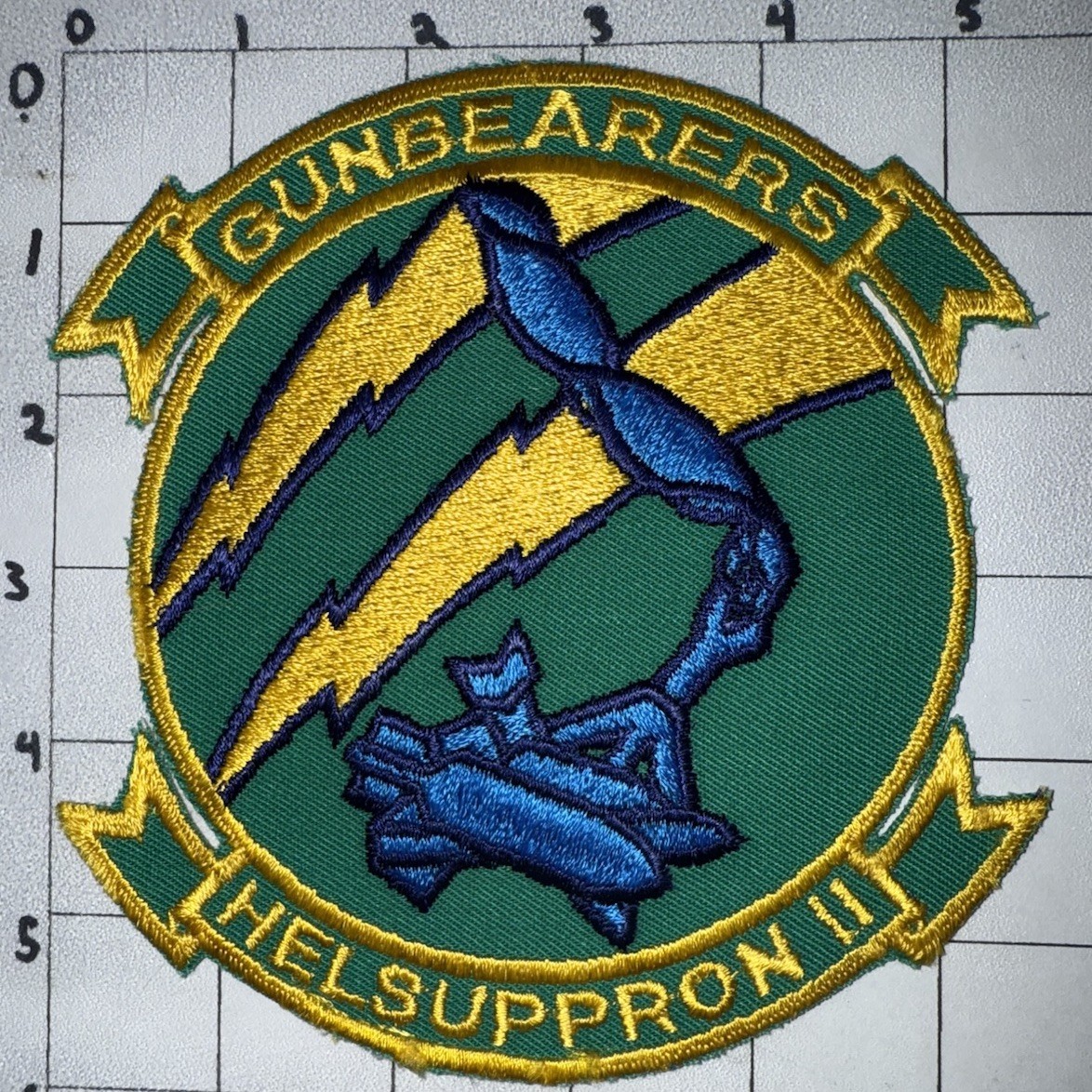 1980S -GWOT ERA USN Navy HC-11 Helsuppron 11 Helicopter Combat Support Patch (18