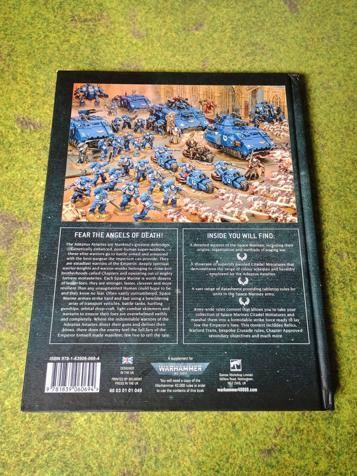 Space Marines 9th Edition Hardcover Book Games Workshop Warhammer 40k Codex