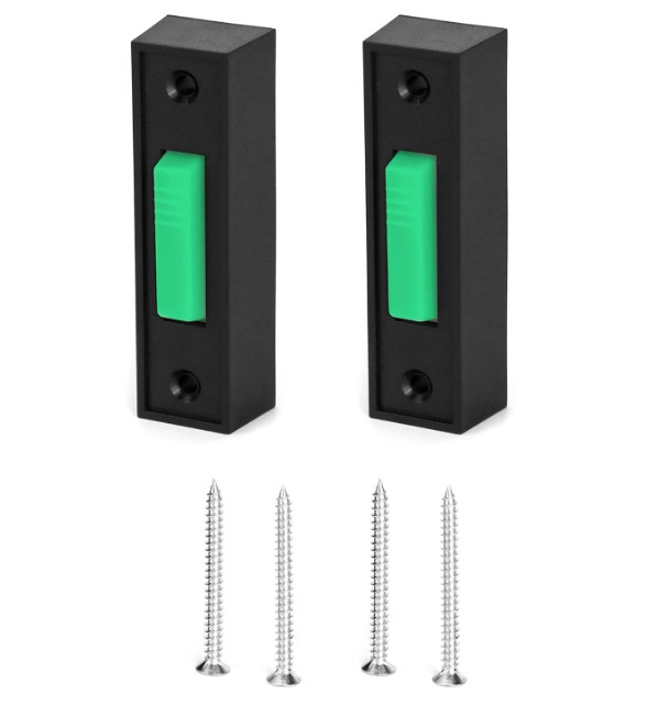 Garage Door Opener Switch, 2 Pack 41A4166 Garage Push Doorbell Button, Wired Lig