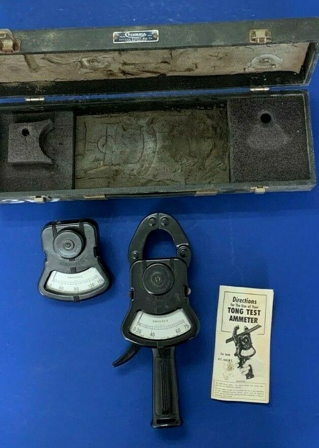 COLUMBIA ELECTRIC MFG. CO. TONG TEST AMMETER 0-150