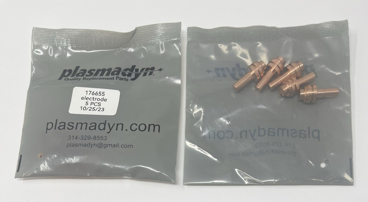 176655 Electrodes Plasmadyn Plasma Cutter 2 New Sealed Packets Of 5