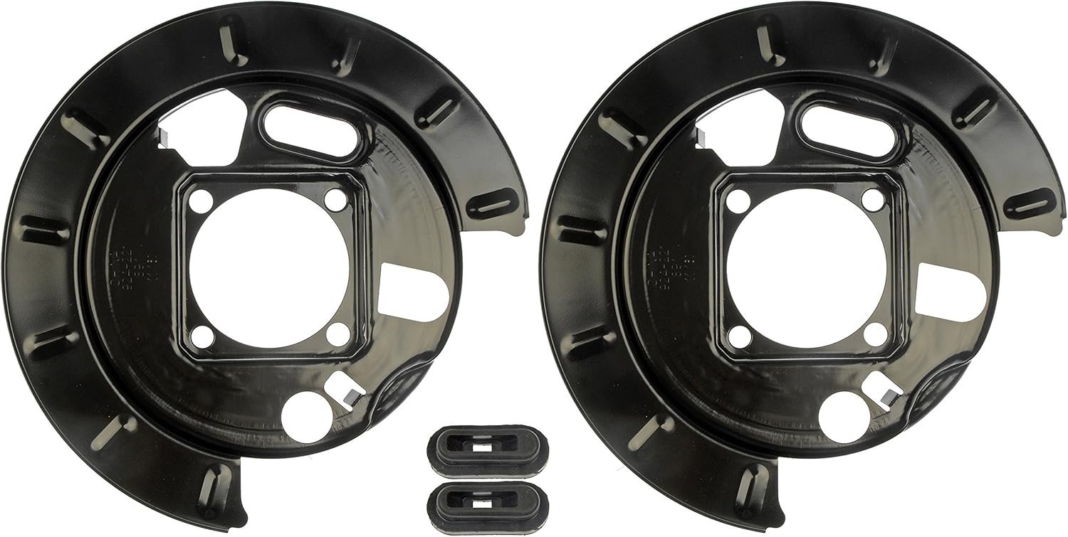 Rear Brake Dust Shield - 1 Pair Compatible with Select Models