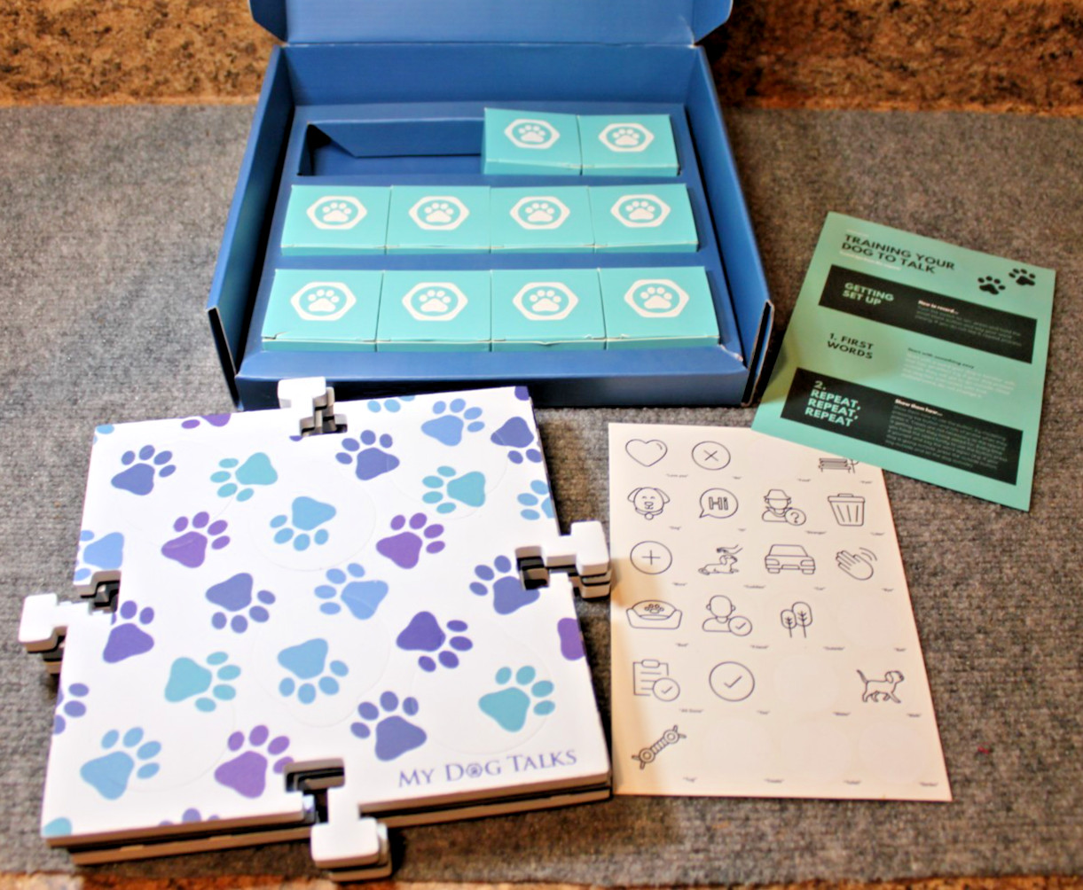 My Dog Talks 10- Buttons Recordable Pet Training System w/ Support Guide
