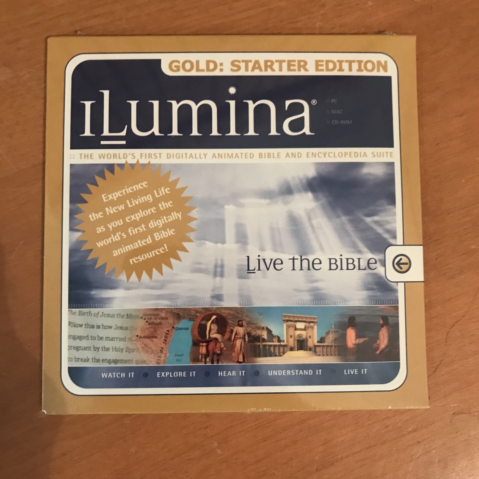 Ilumina Live the Bible Gold Starter Ed Digitally Animated Encylopedia CD ROM