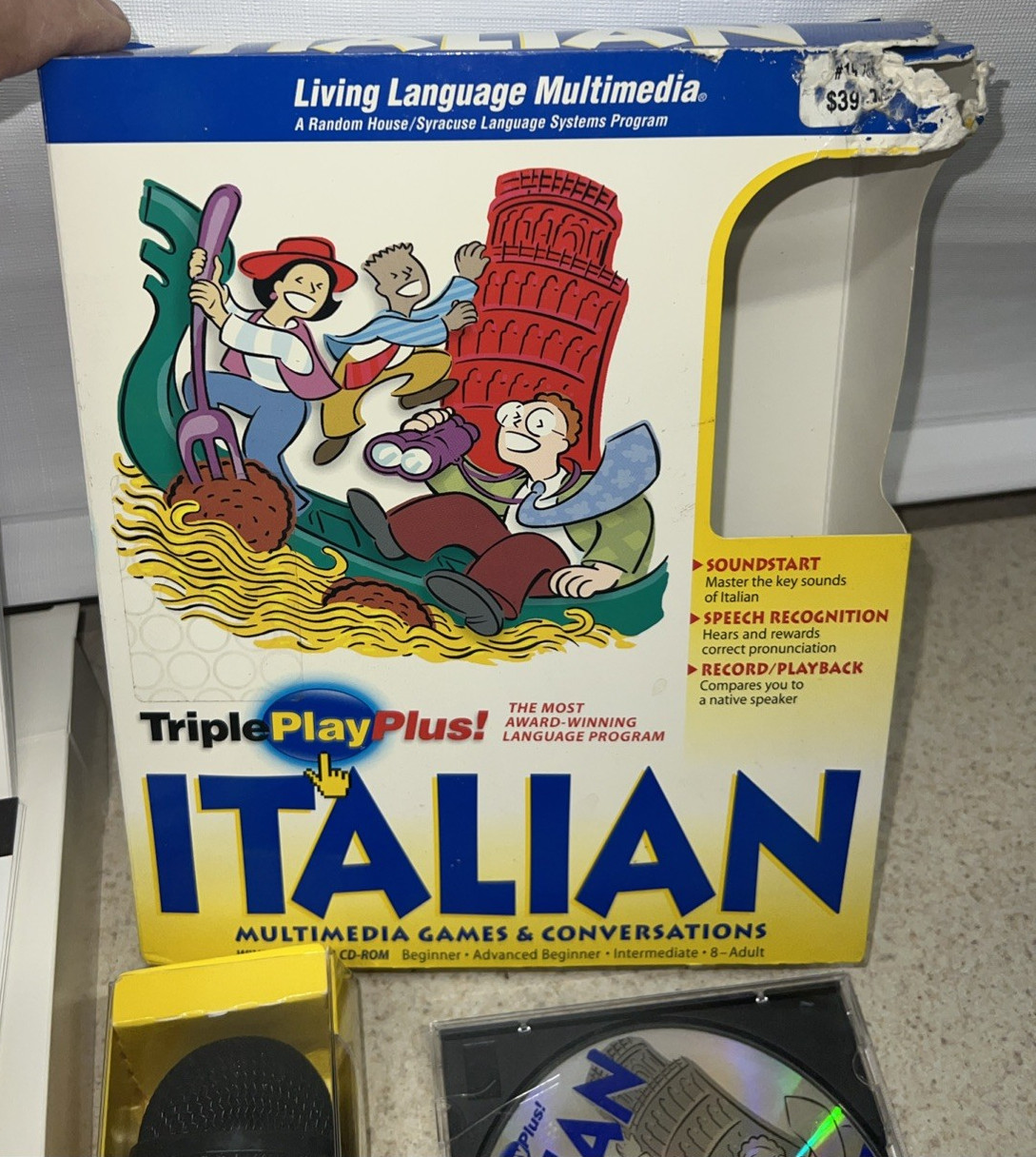 Triple Play Plus Italian Multimedia Games & Conversations Language Program VTG