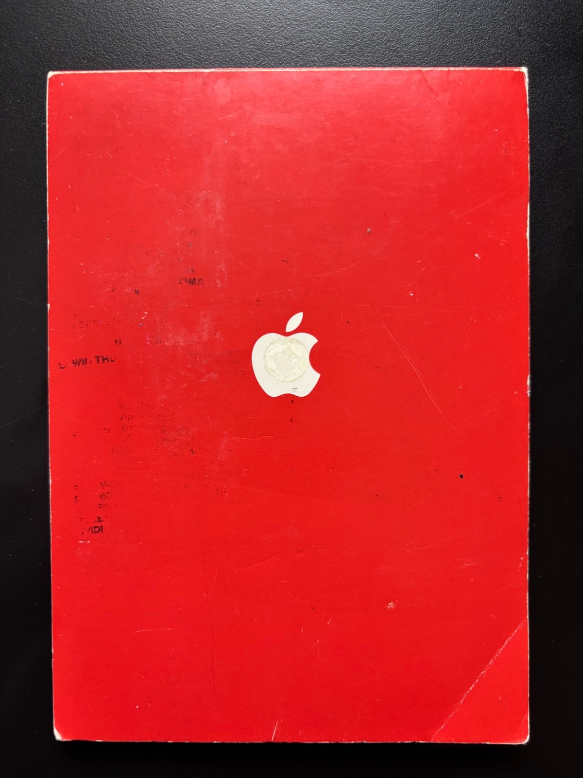 VINTAGE APPLE Employee Notepad w/  with Apple logo RARE
