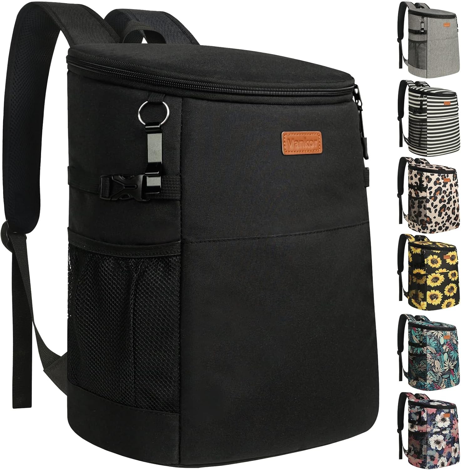 30/45 Cans Insulated Camping Cooler Backpack Leak Proof Waterproof