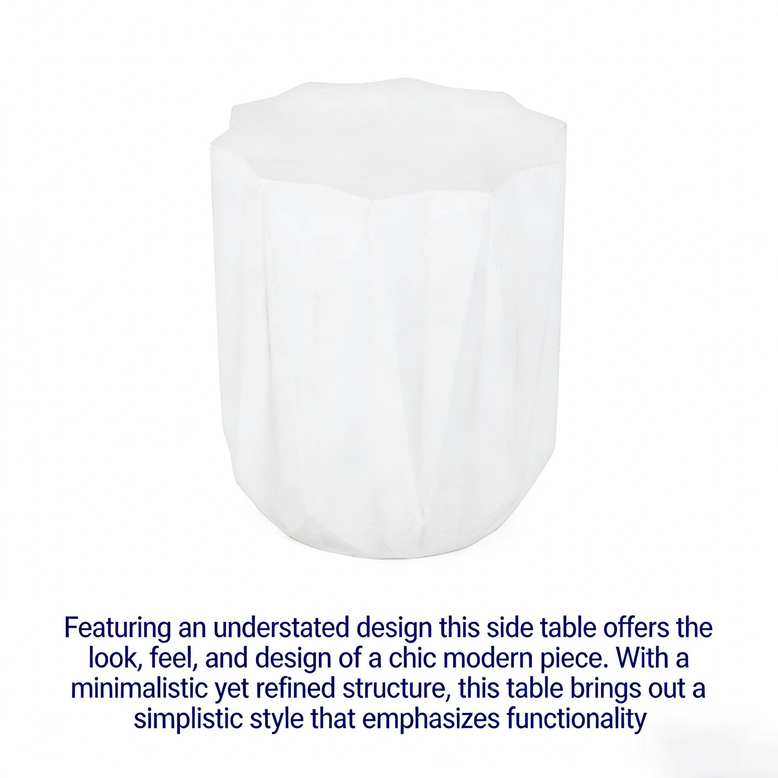 Outdoor Light Weight Concrete Side Table