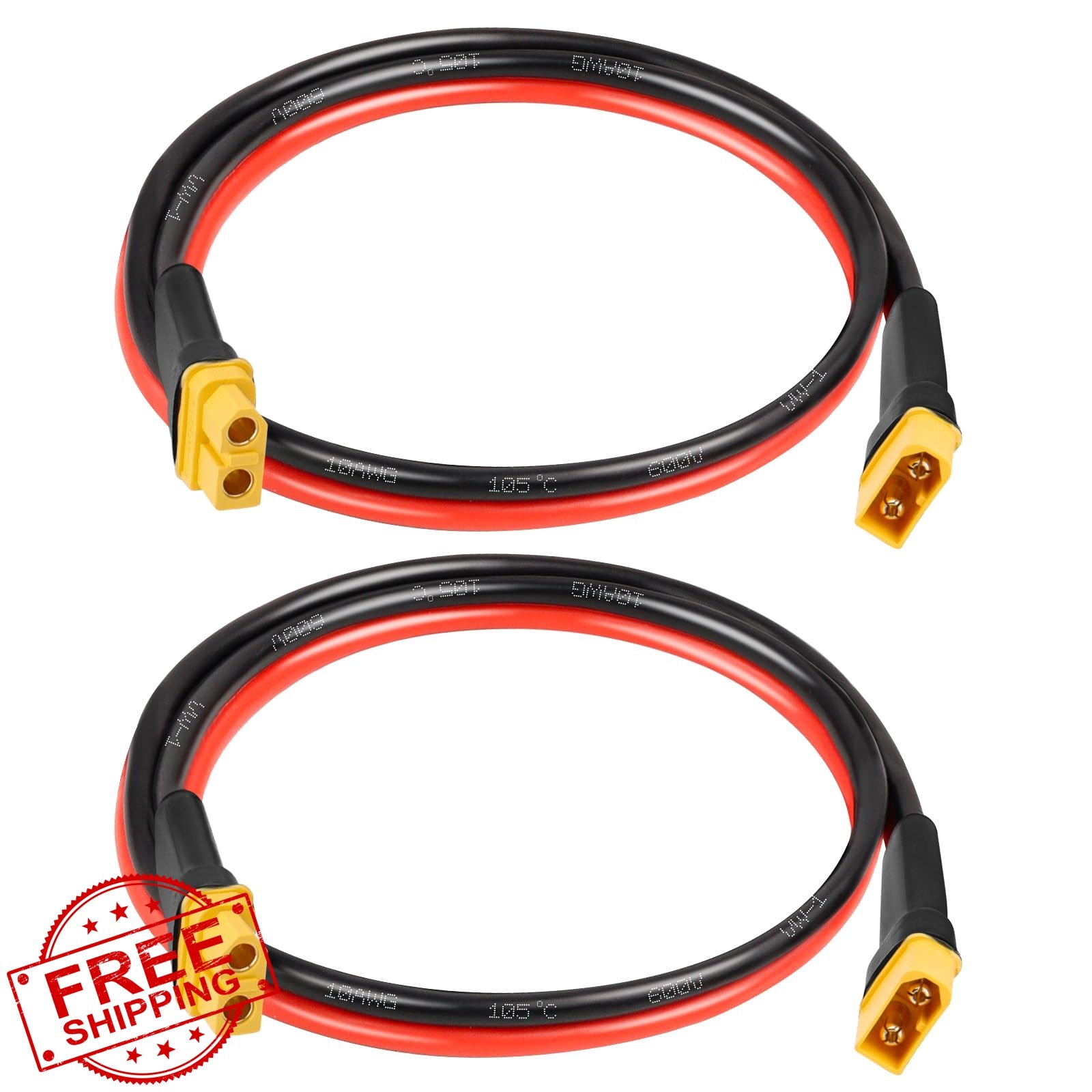MOOKEERF XT60 Extension Cable 2FT