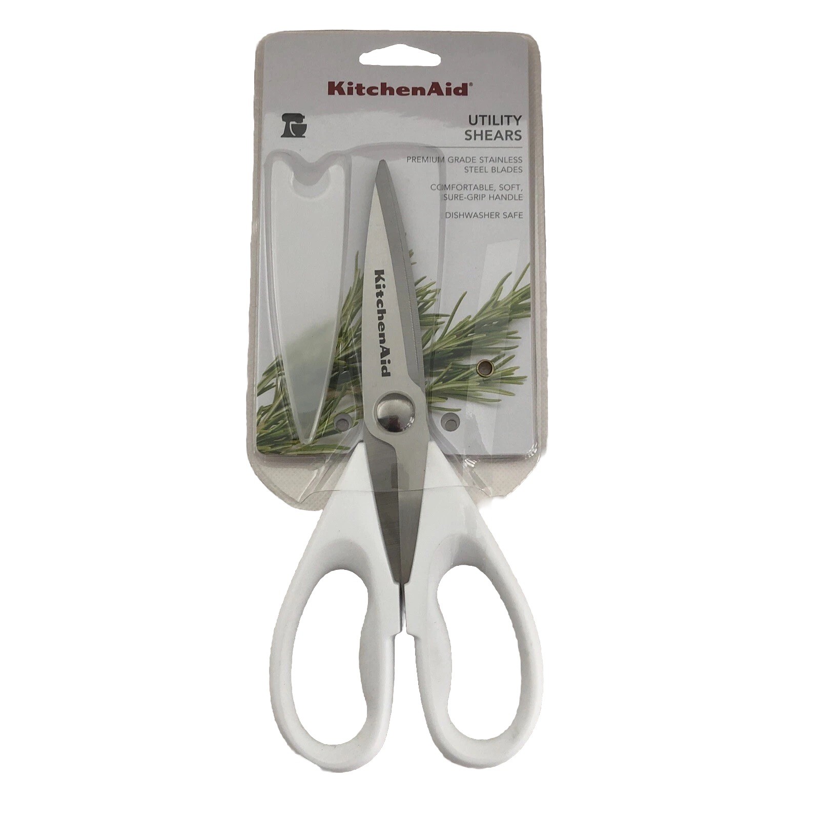 New KitchenAid White Kitchen Scissors All Purpose Shears