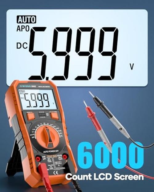 890Z Digital Multimeter 6000-Count TRMS 1000VDC/750VAC Auto-Ranging |