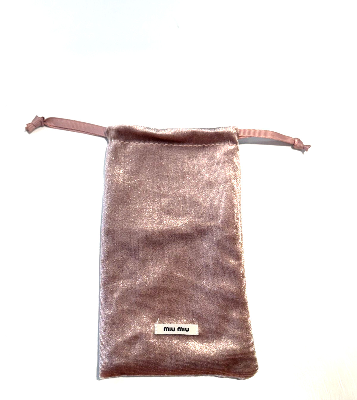 MIUMIU Eyeglasses Sunglasses Drawstring Pouch Soft case Eyewear New