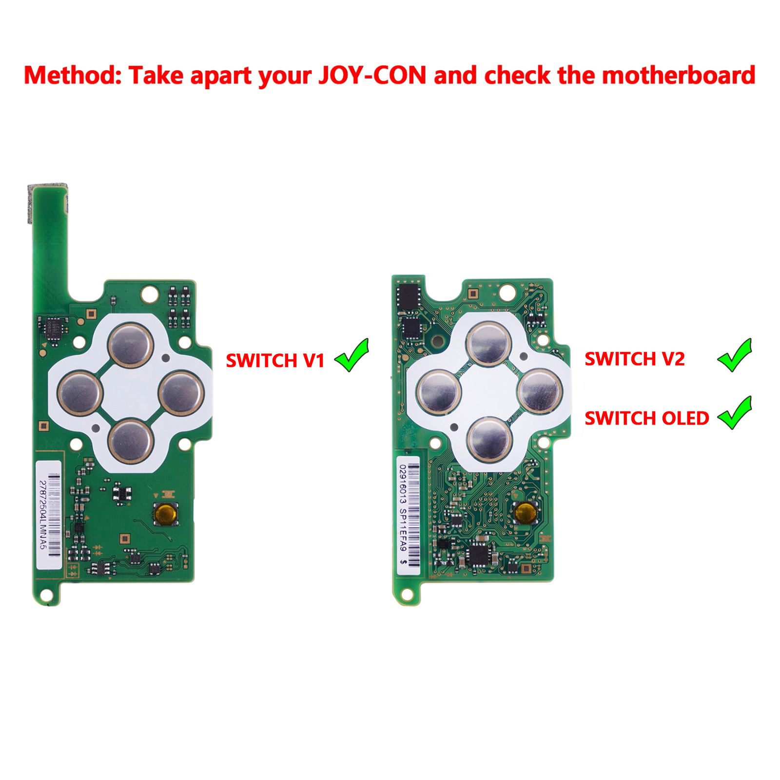 Multi-Colors Luminated Face Buttons for Nintendo Switch & OLED Model Joy con