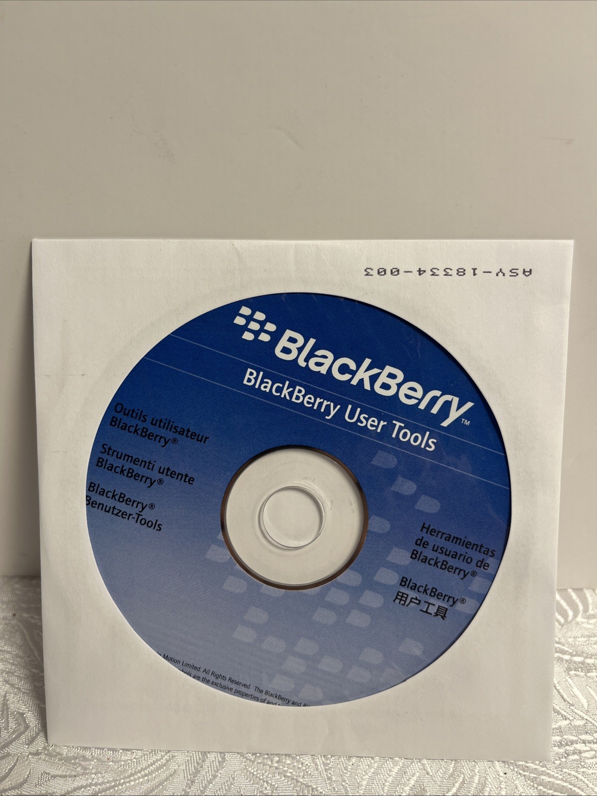 Blackberry User Tools Software Windows Computer PC CD-ROM 2006 Disc & Manual New
