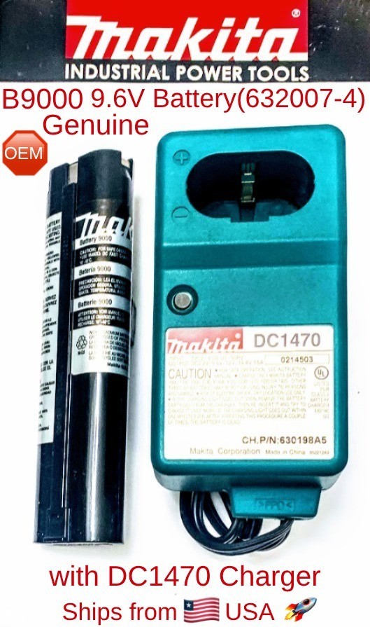 MAKITA B9000 (632007-4) OEM 9.6V 1.3Ah Ni-CD Stick Battery for 6095D 5095D 4390D