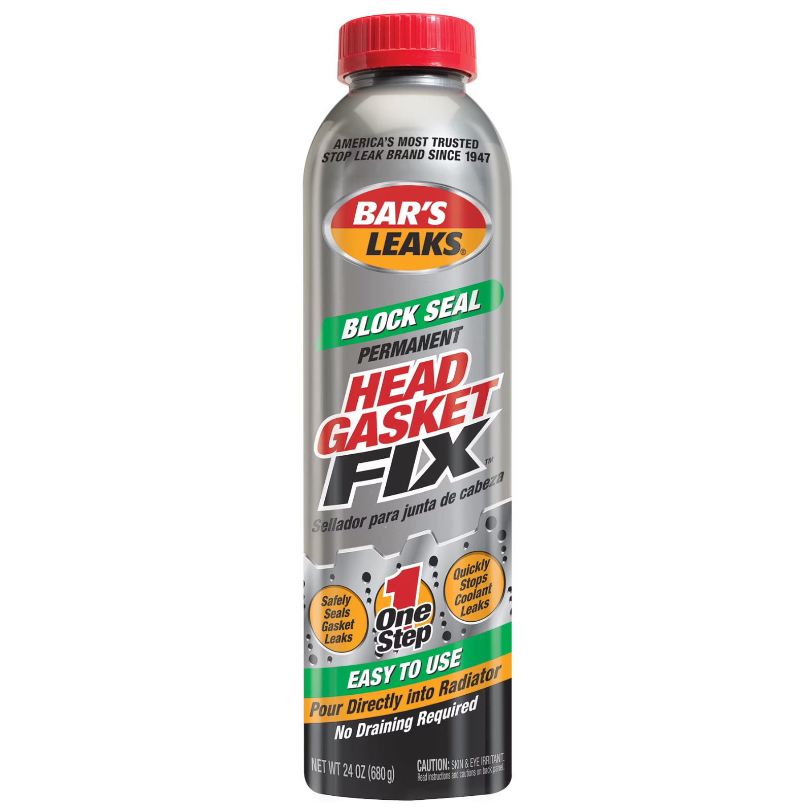 Bar's Leaks Block Seal Head Gasket Fix Automotive Additive 24 oz