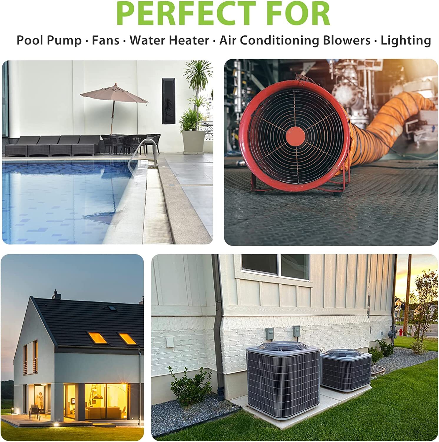 BN-LINK Pool Pump Timer Outdoor Timer Box, Heavy Duty 24Hr Programmable For Pool