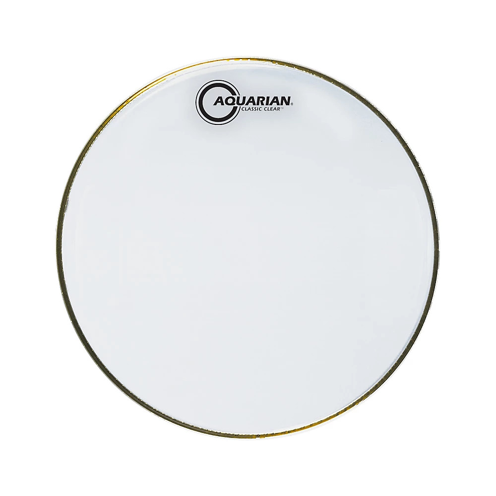 Aquarian Classic Clear Drumhead Black 10 in.