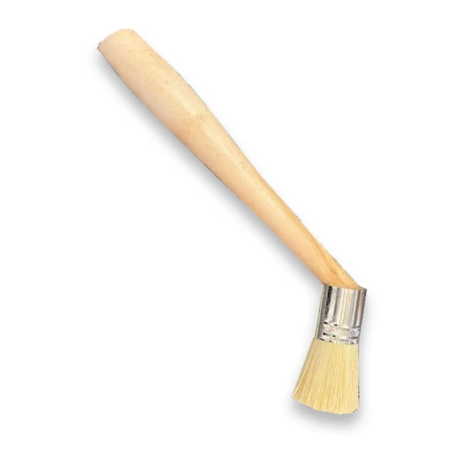 Wooden Euro Lube Angled Brush for Applying Mounting Paste for Tire Installation