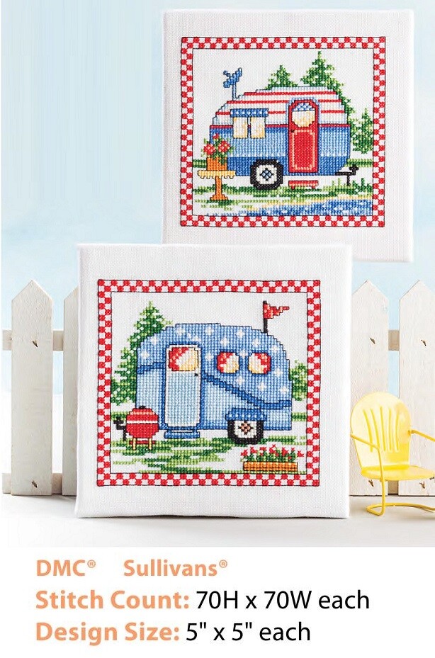 ROAD TRIP  CROSS STITCH PATTERN ONLY   YD   SEQ