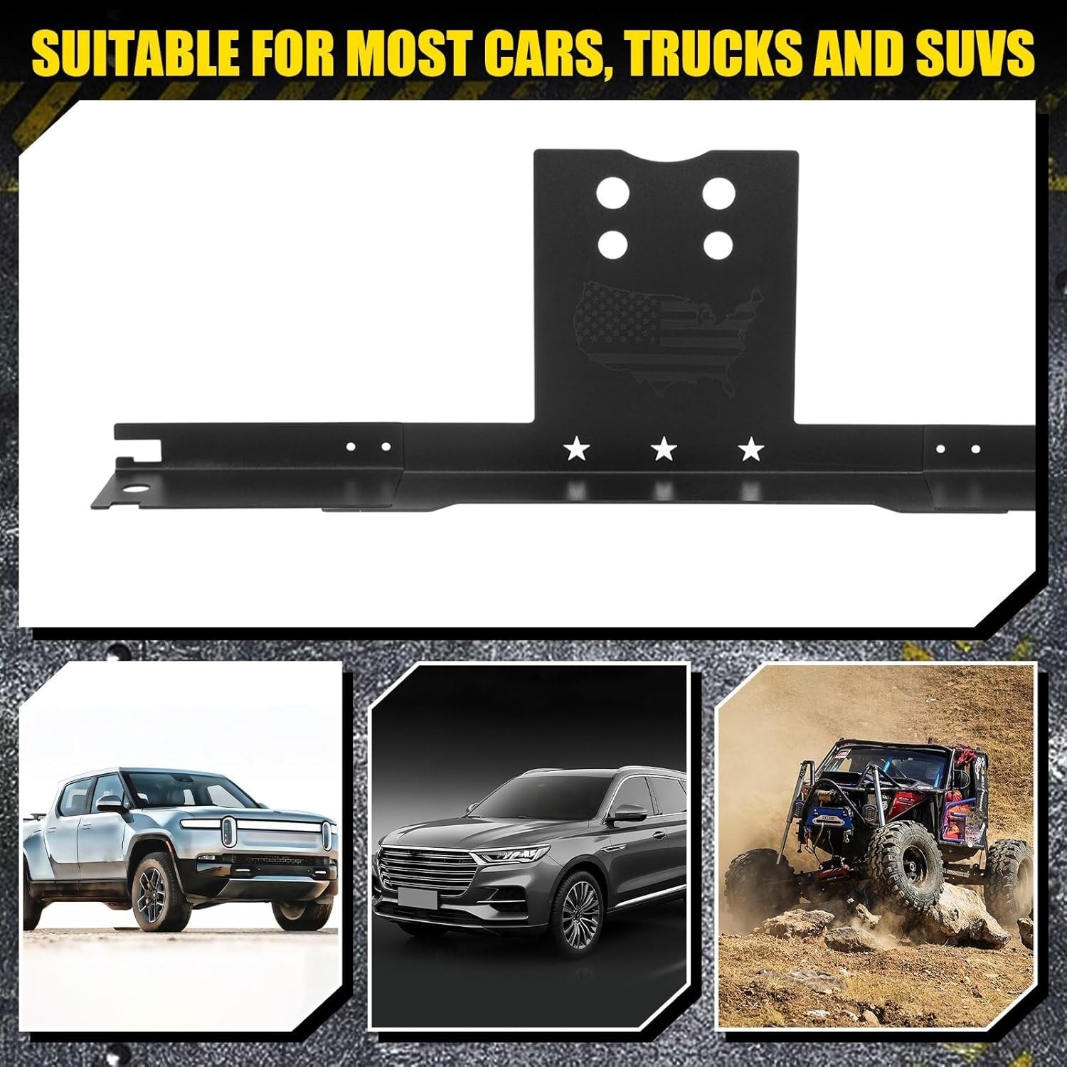 Wheel Alignment Tool Kit, Heavy Duty Toe Alignment Plates, Steel