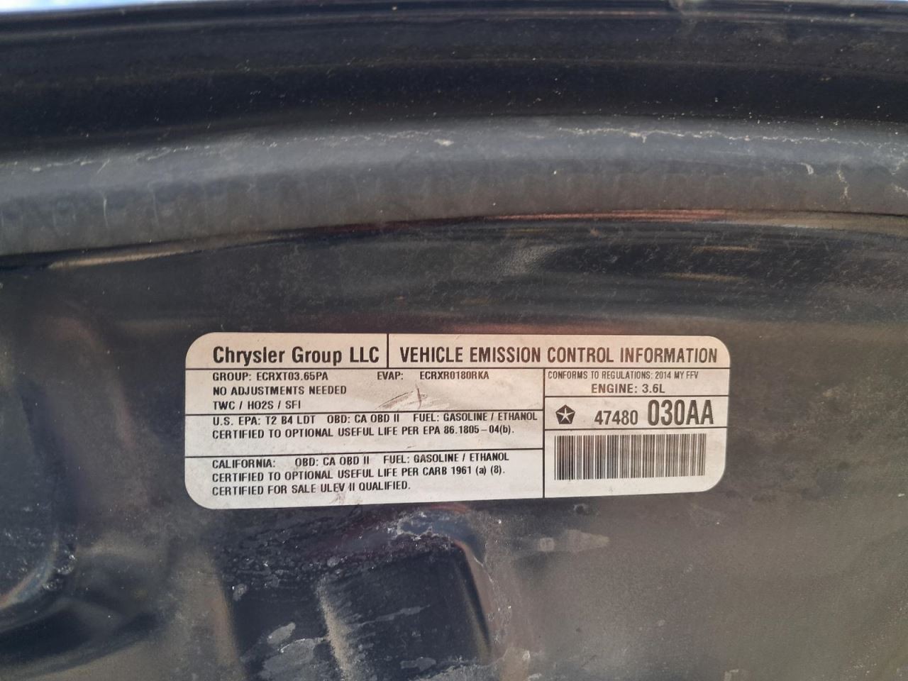 CHERGRAND 2014 Transmission Shift 2892333