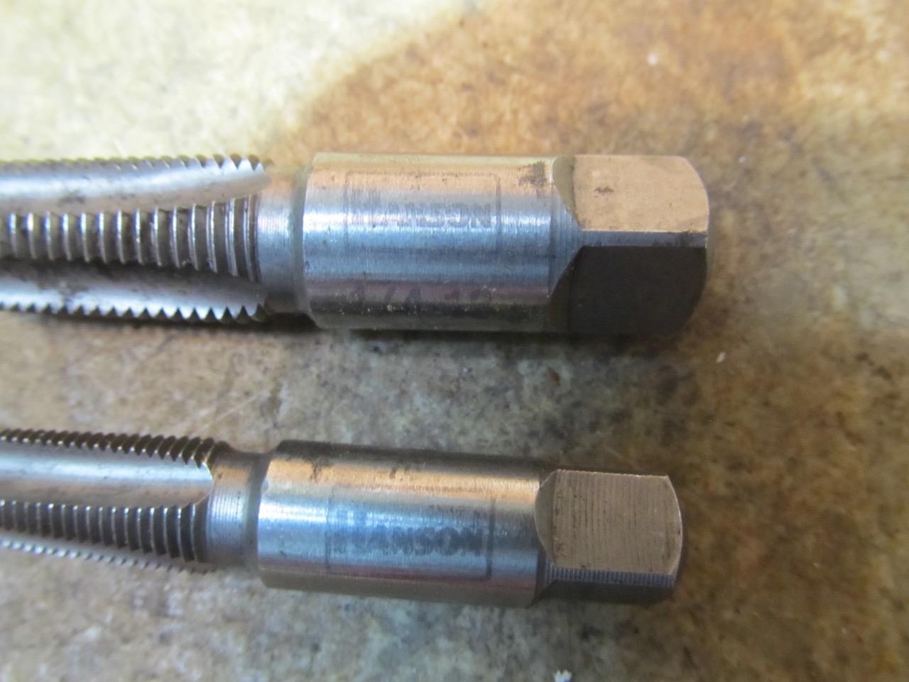 Hansen 1/8" NPT and 1/4" NPT Pipe Thread Taps