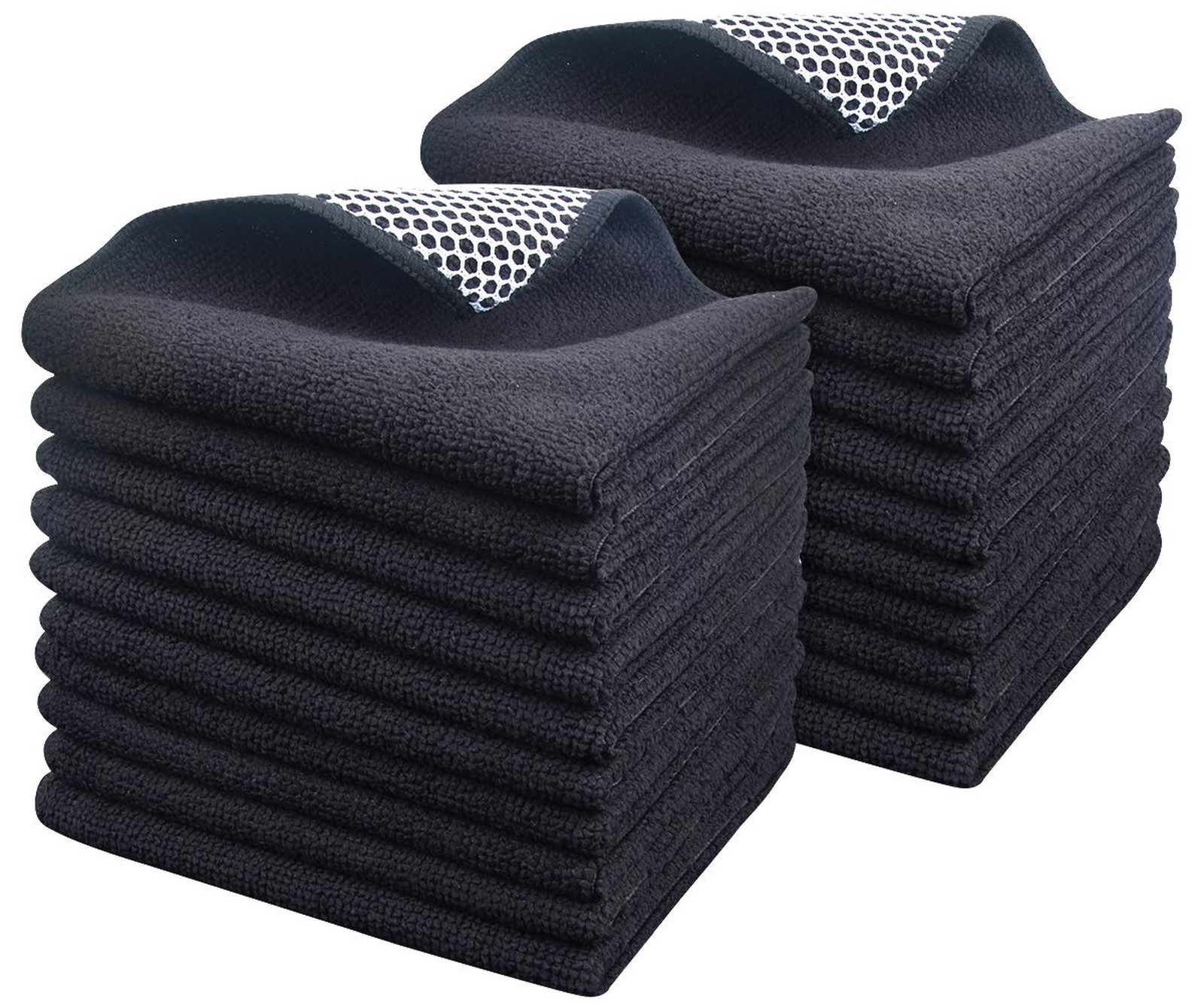 SINLAND Microfiber Dish Cloth Kitchen Cleaning Dish Towel Absorbent Fast Dry ...