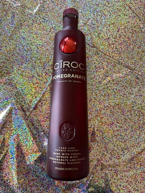 Empty Ciroc Vodka Bottles Pomegranate 750 ml Bottle