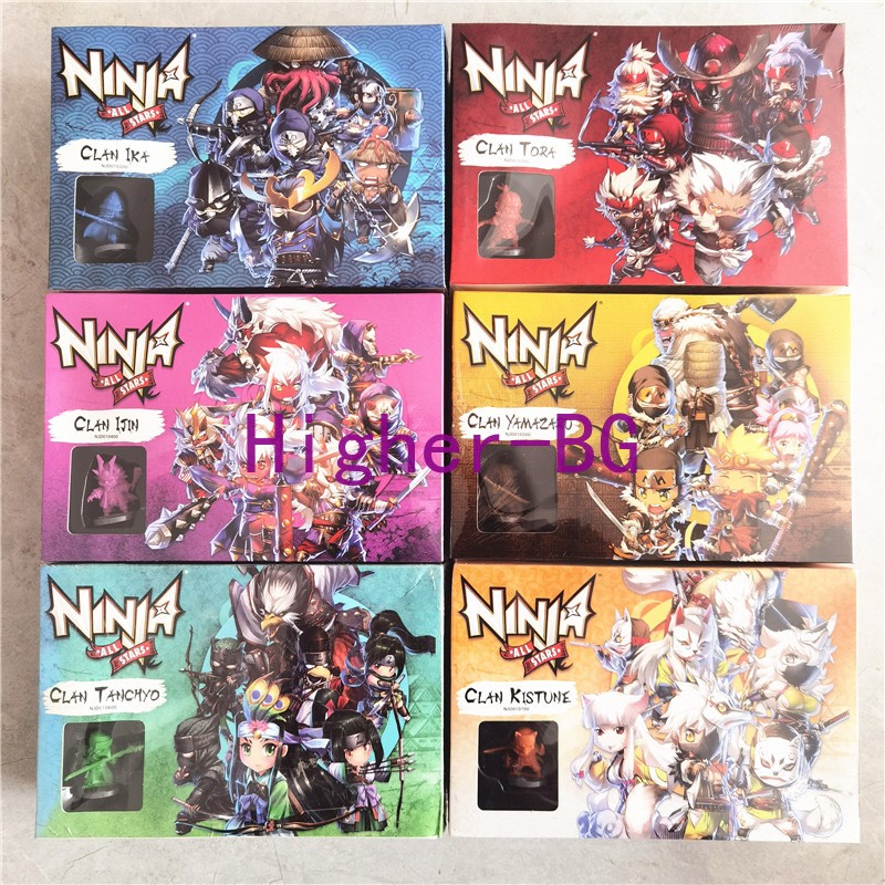 1pc Ninja All Stars Ika Tora Yamazaru Tanchyo Kistune Clan Ijin Board Game Chess