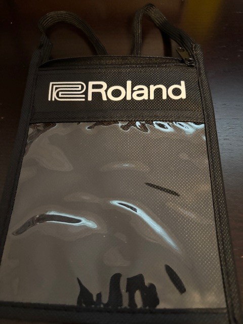 Roland Badge Holder/Lanyard/Travel Pouch With 3 Pockets