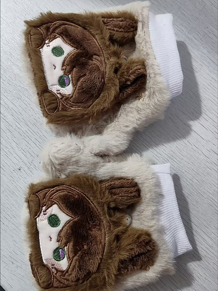 Identity Ⅴ Anime Plush Fingerless Gloves Glove Mittens Cospaly Cartoon Decorate