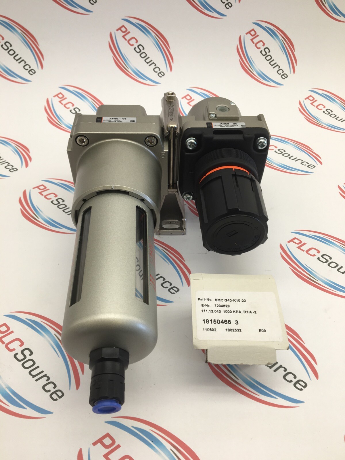 SMC AF SERIES COMBINATION PNEUMATIC MODULAR FILTER REGULATOR ASSY