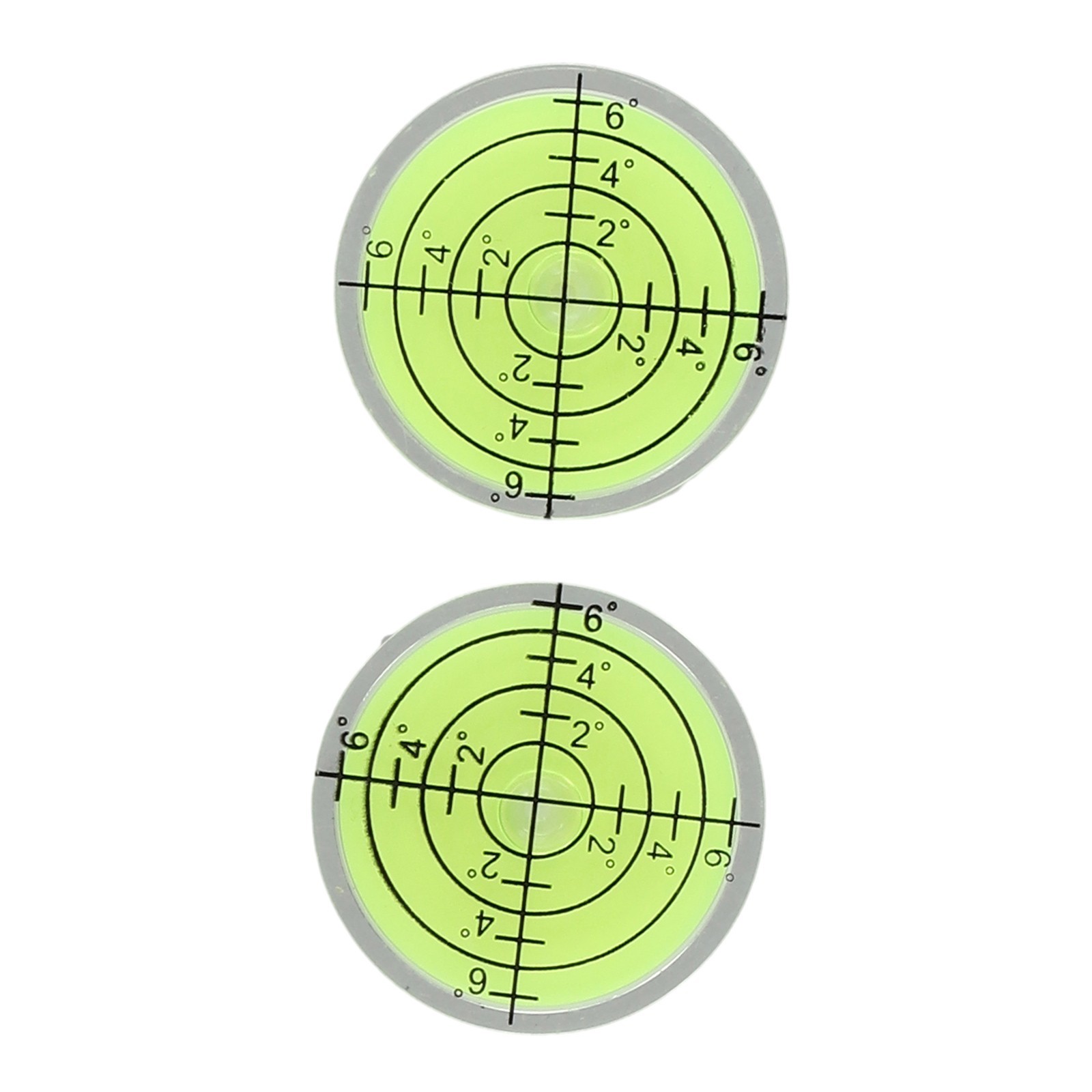 2 Pcs Wear Resistant Degree Mark Bubble Level 32 * 7mm Precision Bubble Level