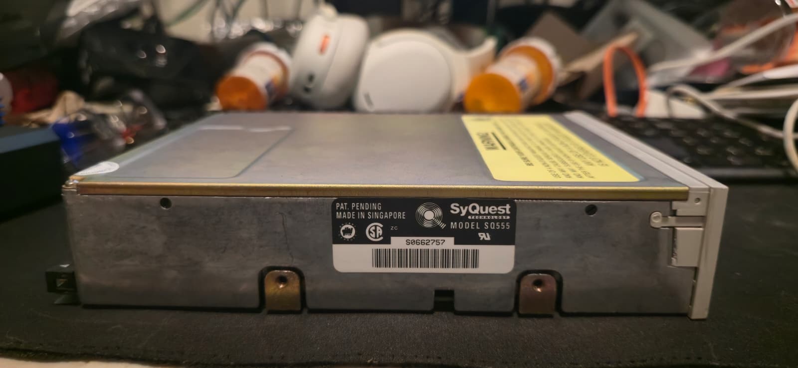 Vintage SyQuest SQ555 44MB 5.25 Internal SCSI Removable Cartridge Drive Untested