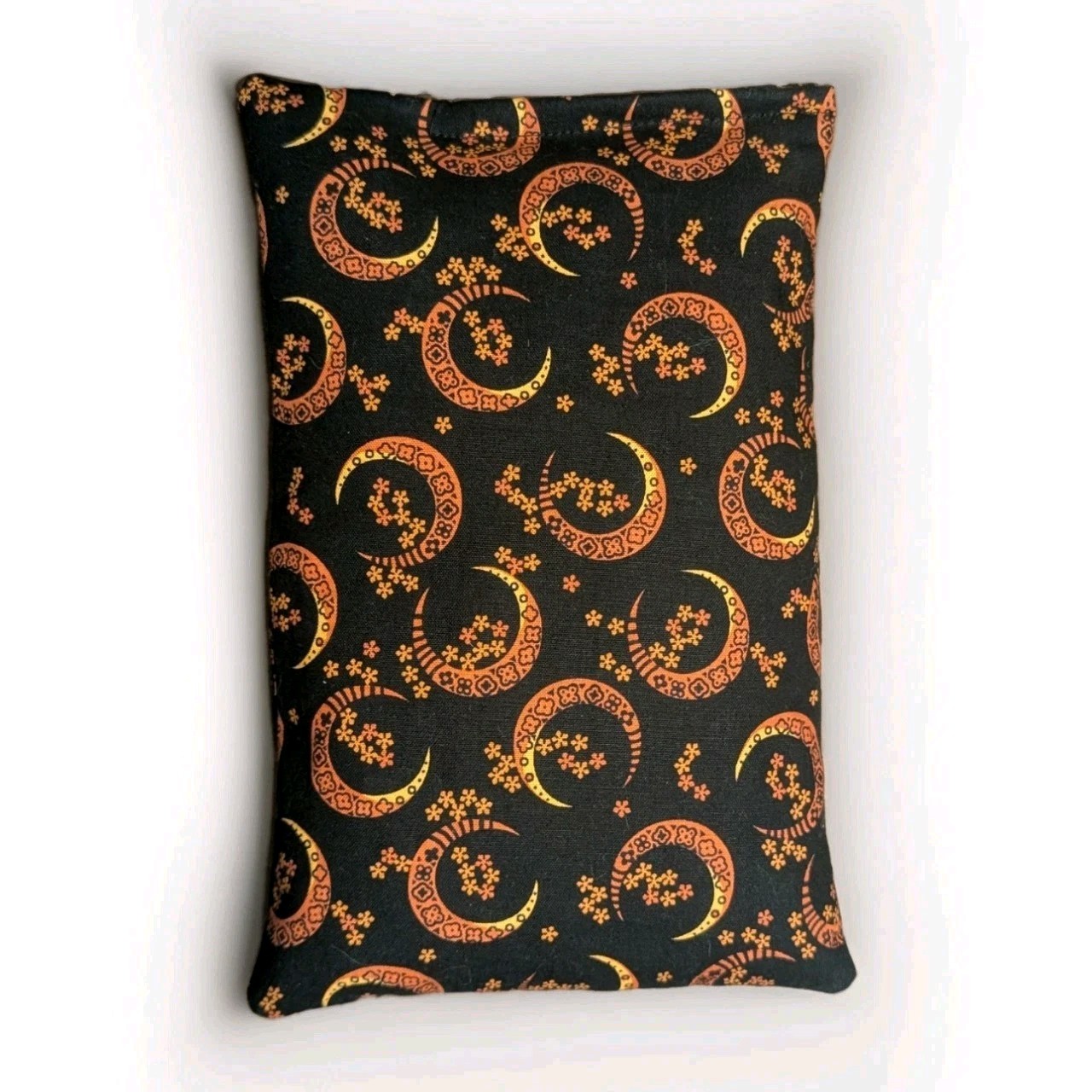 Set of 2 Microwavable Corn Bags - Heating Pad Hot Packs, Crescent Moons TWO PACK