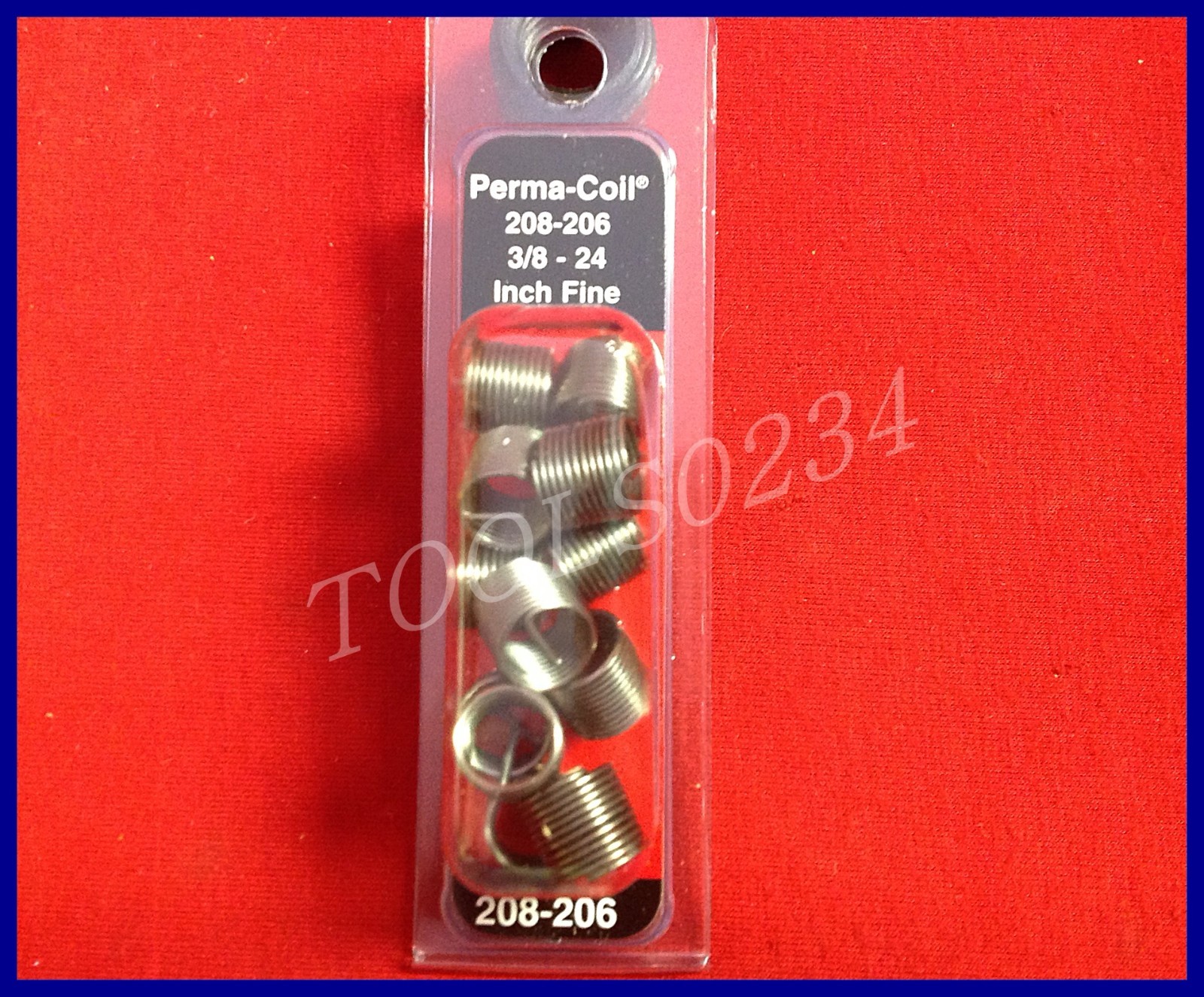 3/8-24 NF Thread Repair Inserts Perma Coil 208-206 Fits Heli Pack of 12 USA