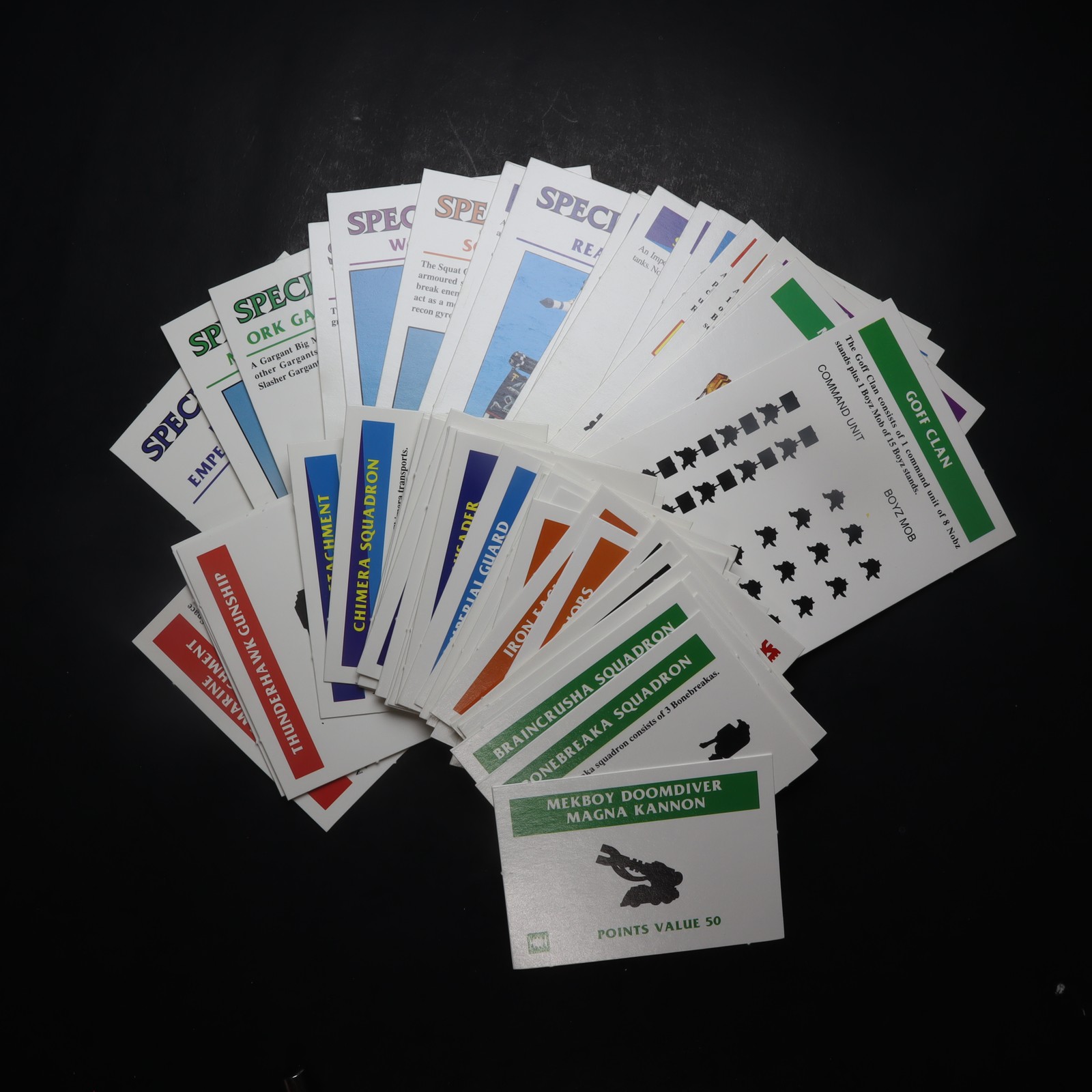 Epic, Titan Legion Cards, Incomplete , Games Workshop
