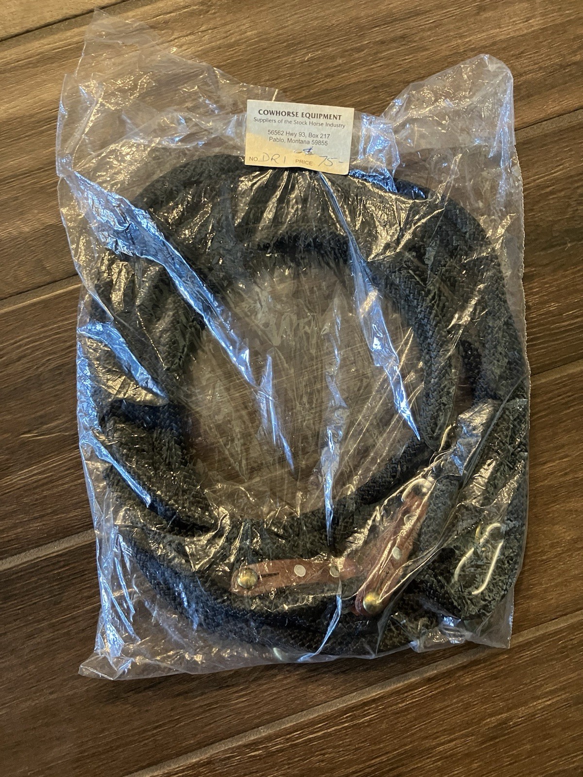 Black Nylon Draw Reins