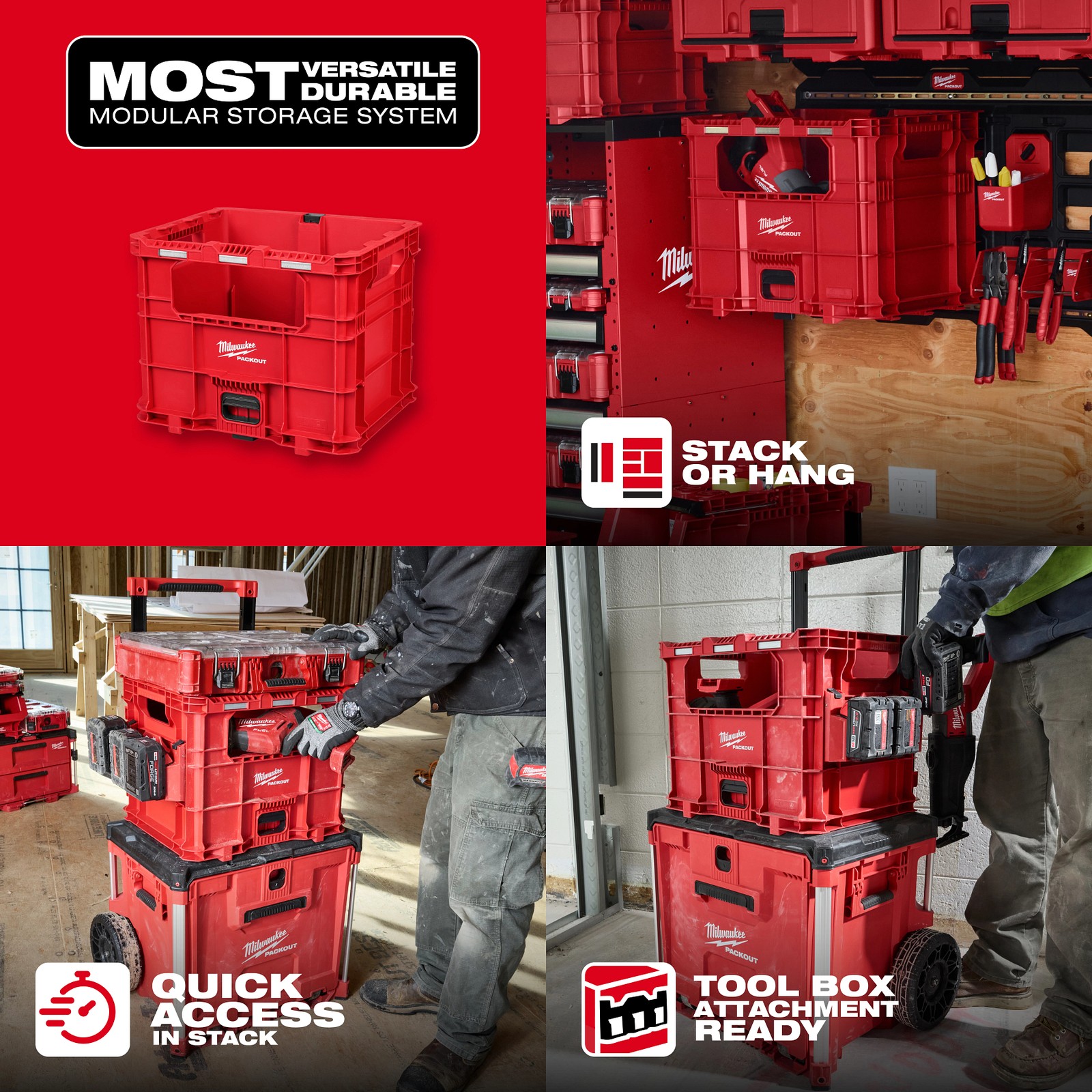 Milwaukee Tool 48-22-8439 PACKOUT Xl Crate