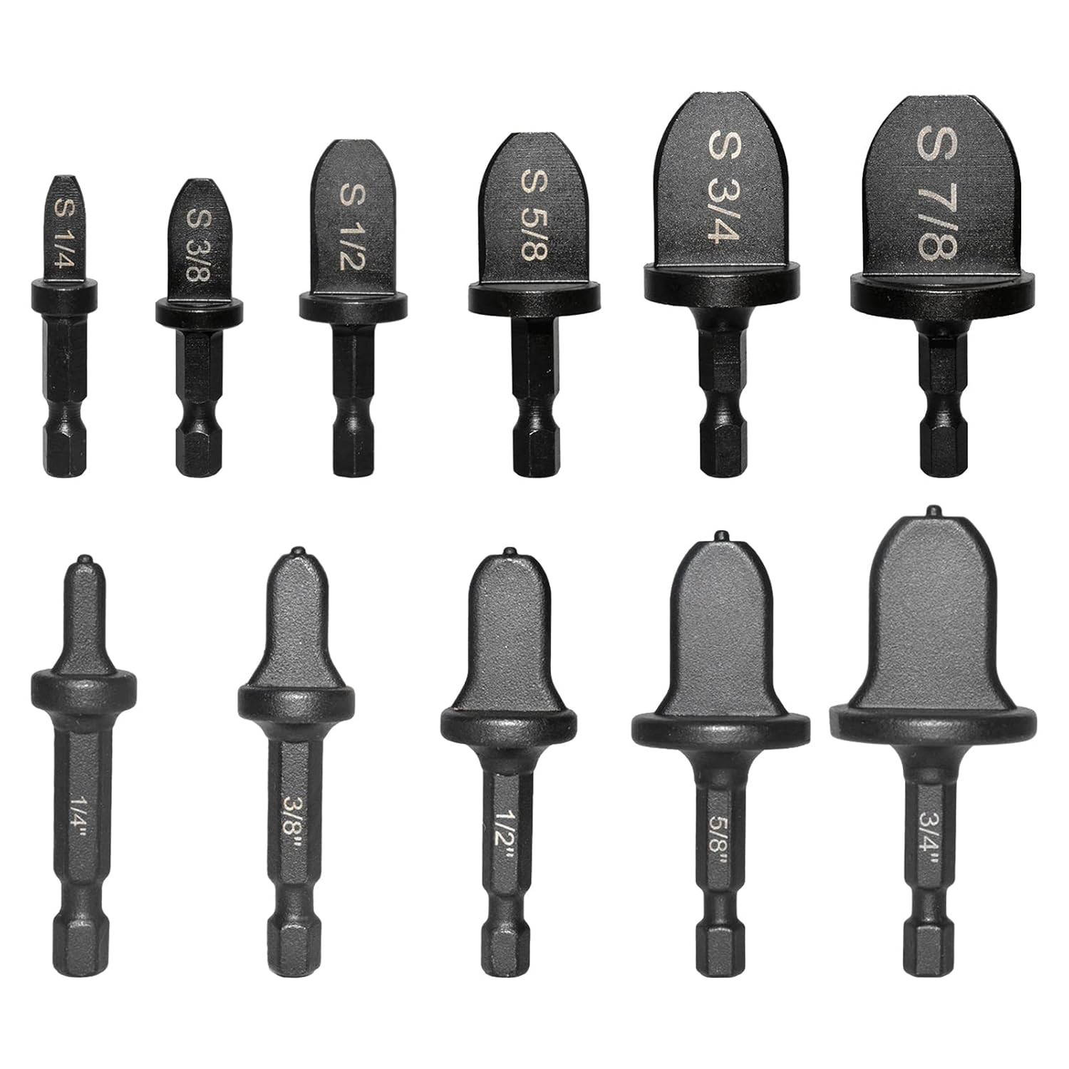 Copper Swaging Tool HVAC Drill, 11 Pcs HVAC Pipe Expander Tool Air Conditioner M