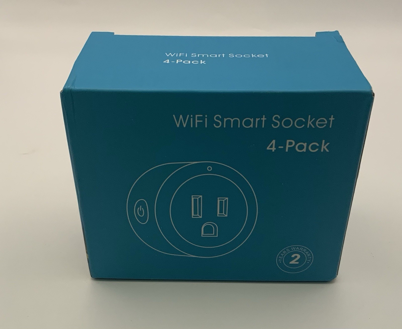 NEW Wi-Fi Smart Socket 4-Pack White Compatible With Amazon Alexia -Google Assist