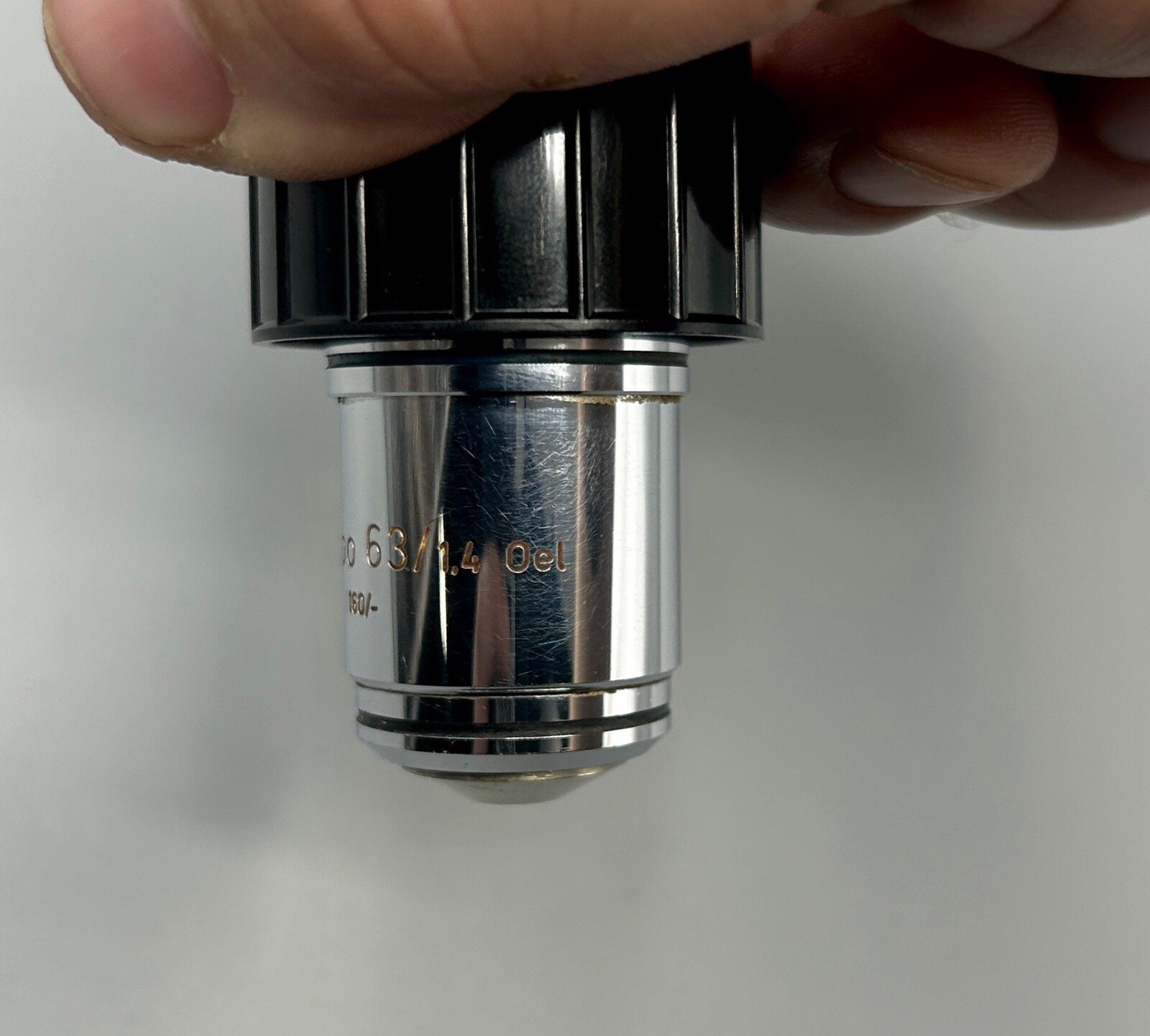 Carl Zeiss PlanAPO 63/1.4 Oel 160/- Microscope Objective German w/ Case